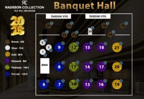 Radisson Collection New Year`s Eve 2026 - Radisson banket hall mapa 2026