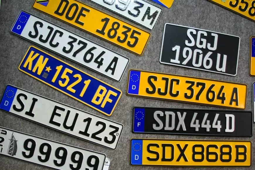 number-plate